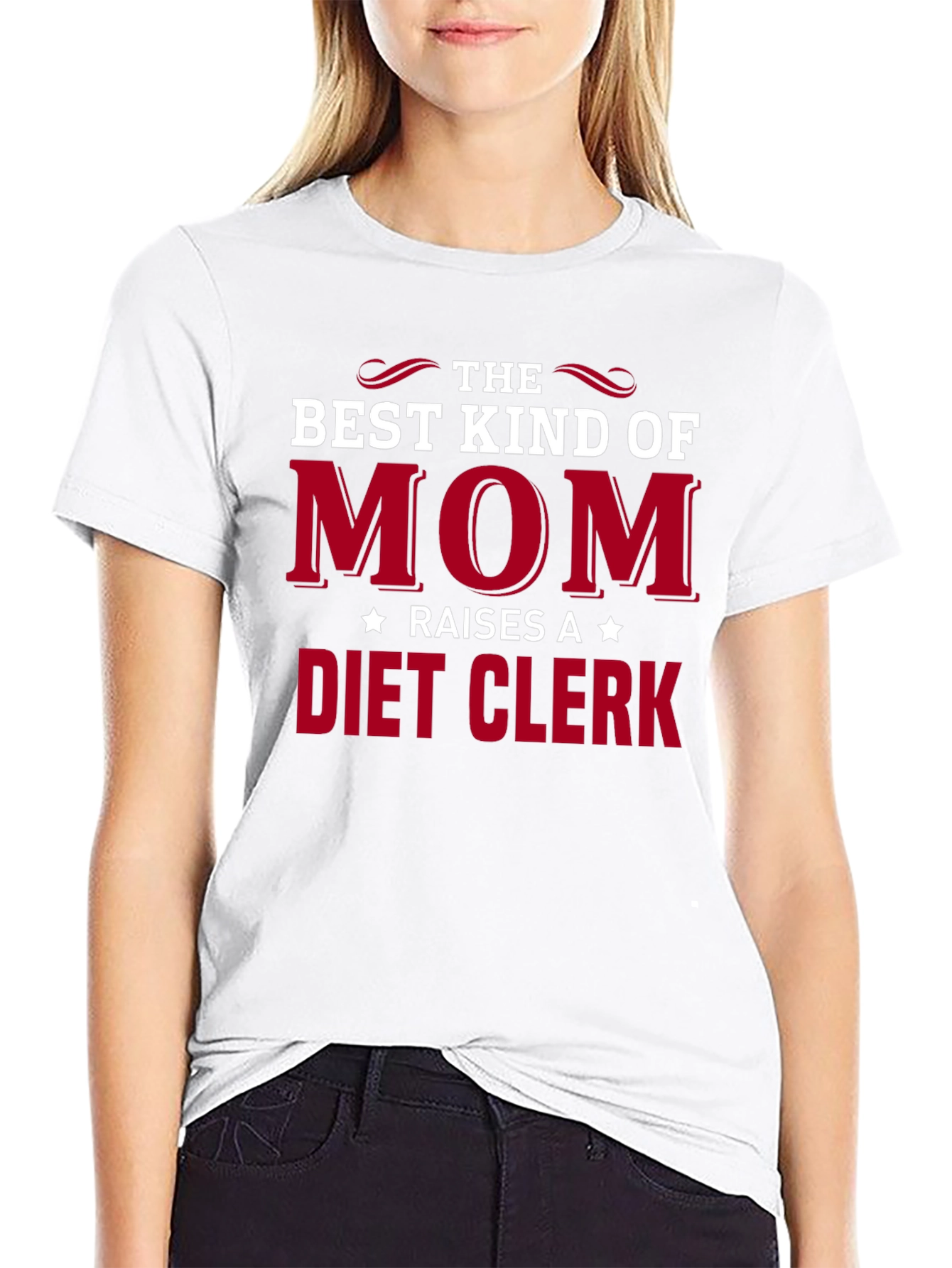 Best Kind of Mom Diet Clerk Graphic Tee