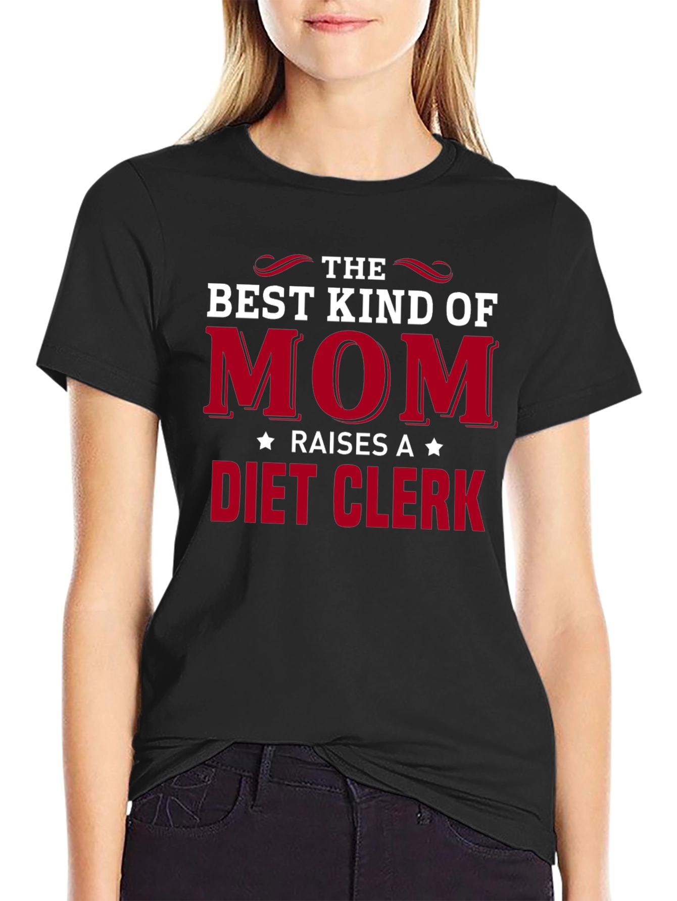 Best Kind of Mom Diet Clerk Graphic Tee