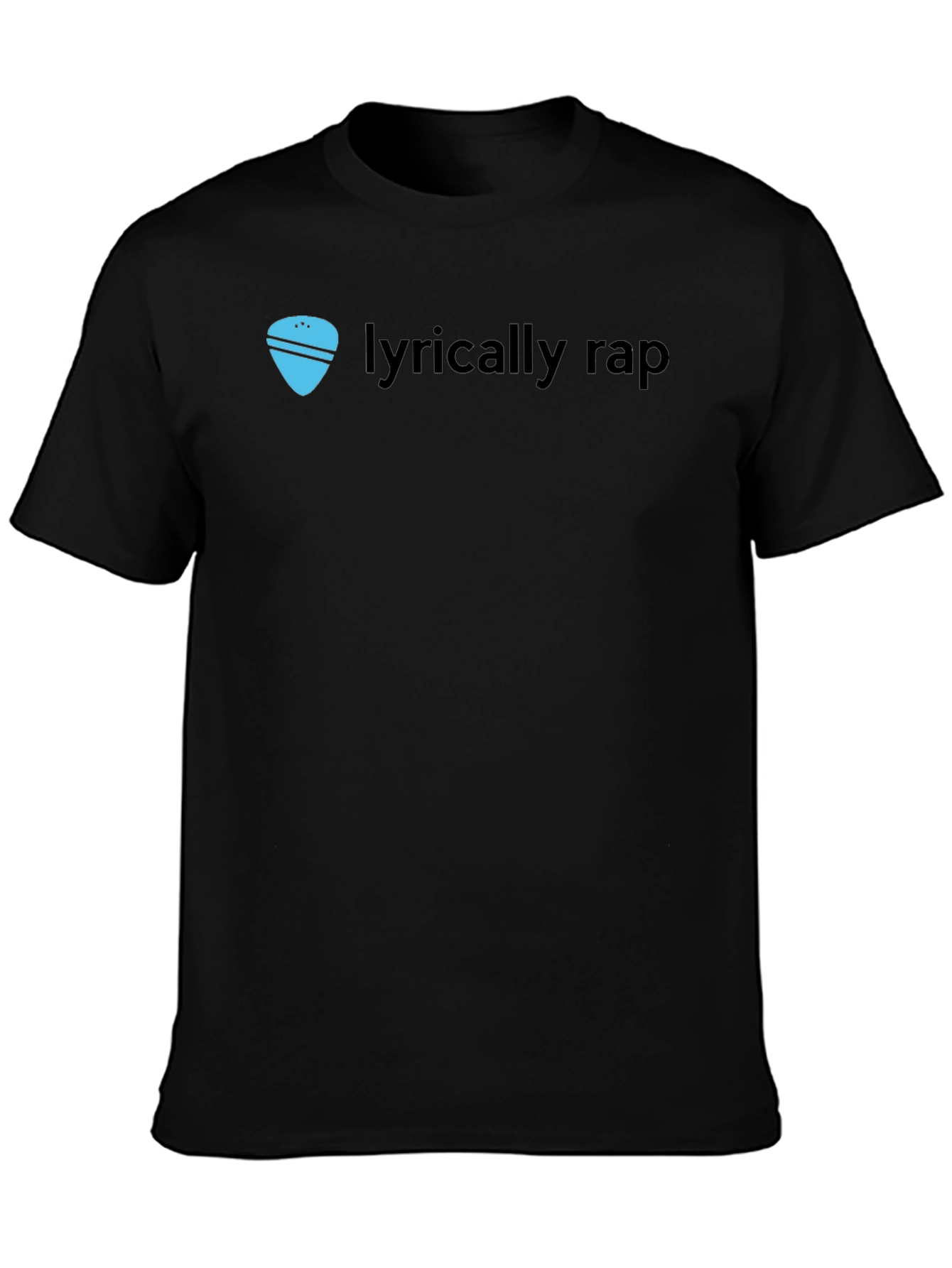 Lyrically Rap Graphic Tee - Stylish Black T-Shirt
