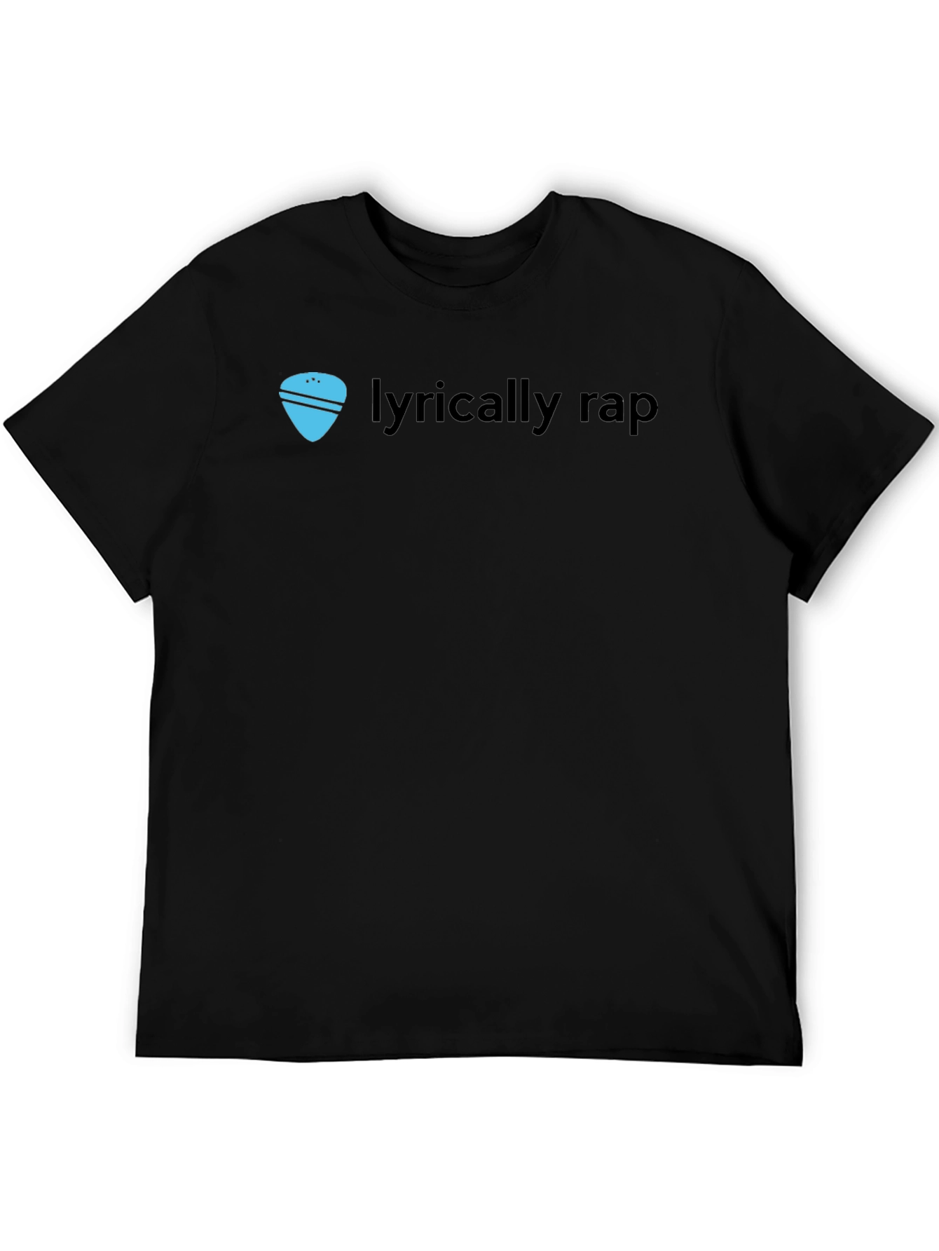 Lyrically Rap Graphic Tee - Stylish Black T-Shirt
