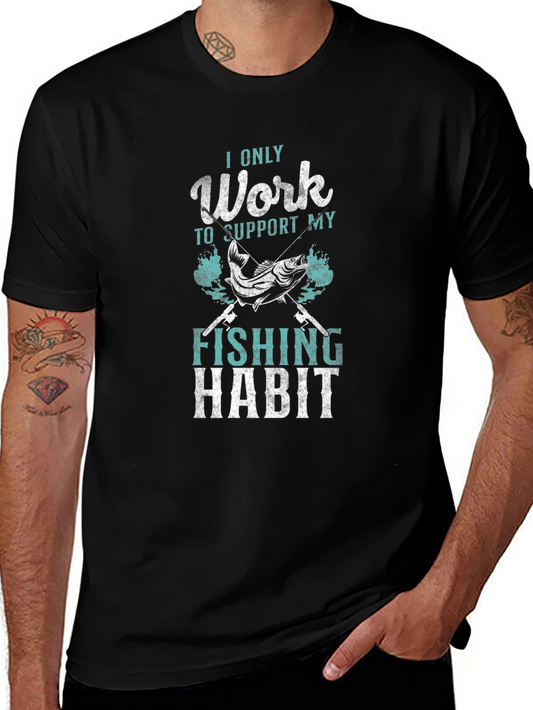 Fishing Habit Graphic T-Shirt - Angler Apparel