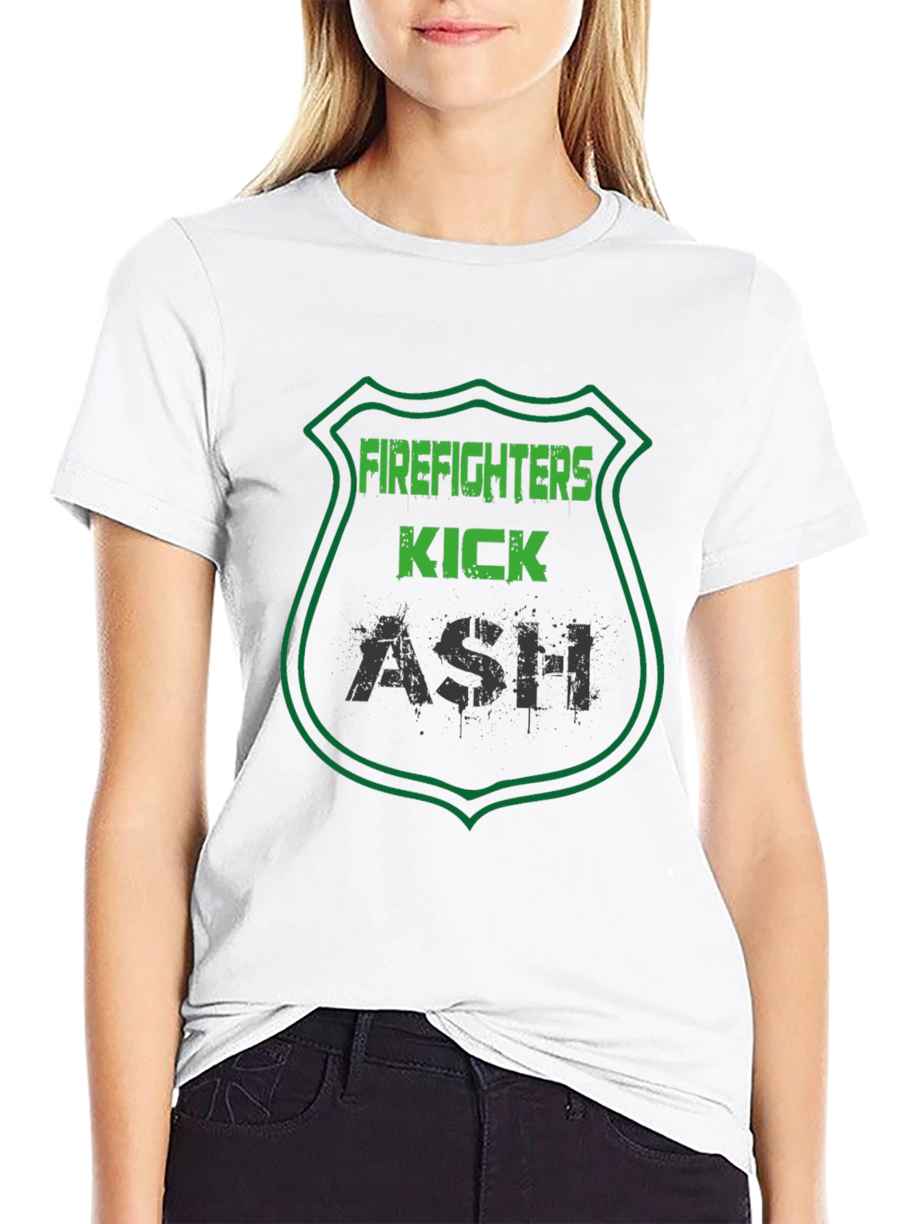 Firefighters Kick Ash T-Shirt - Graphic Tee