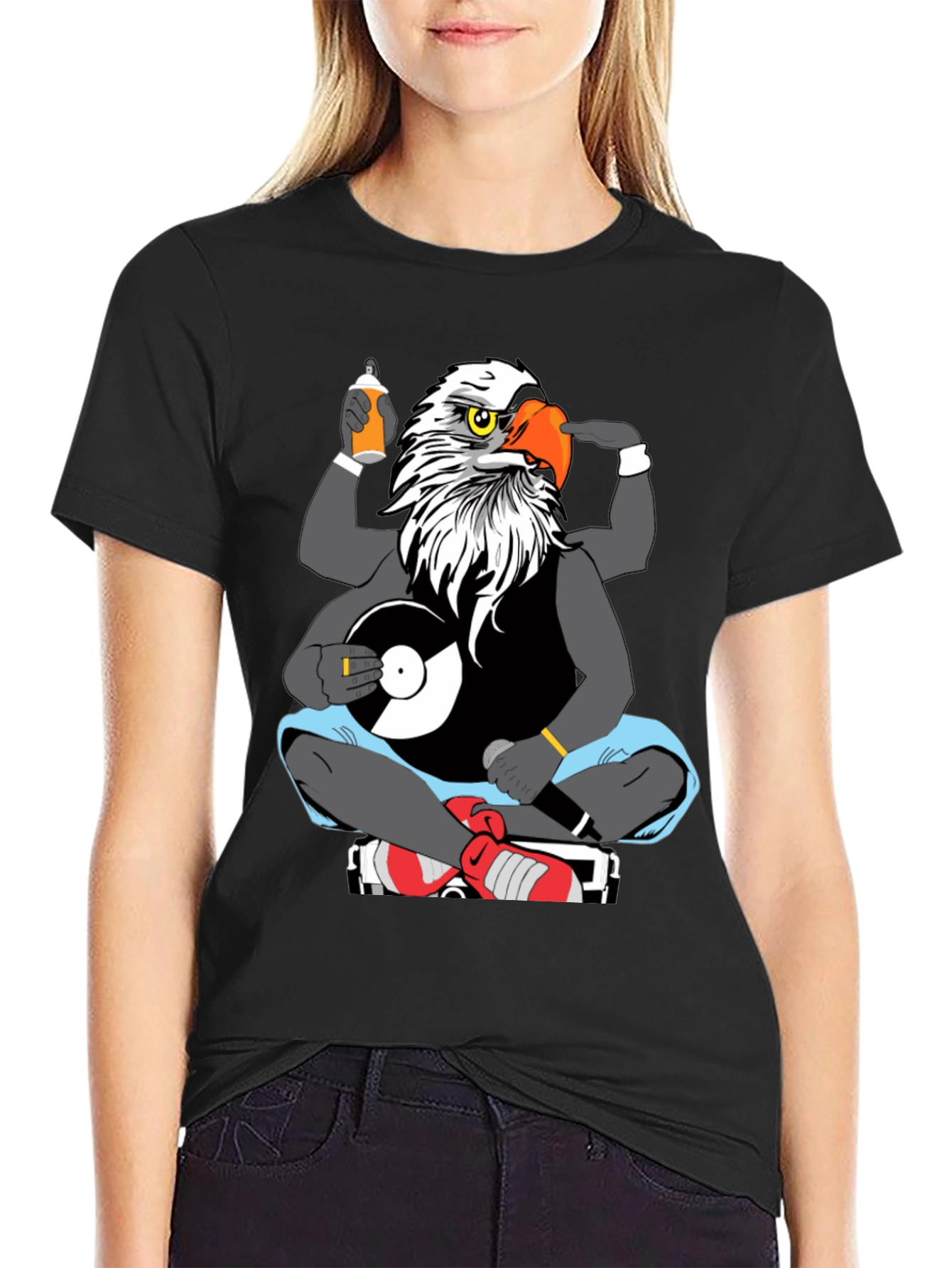 Eagle DJ Graphic T-Shirt