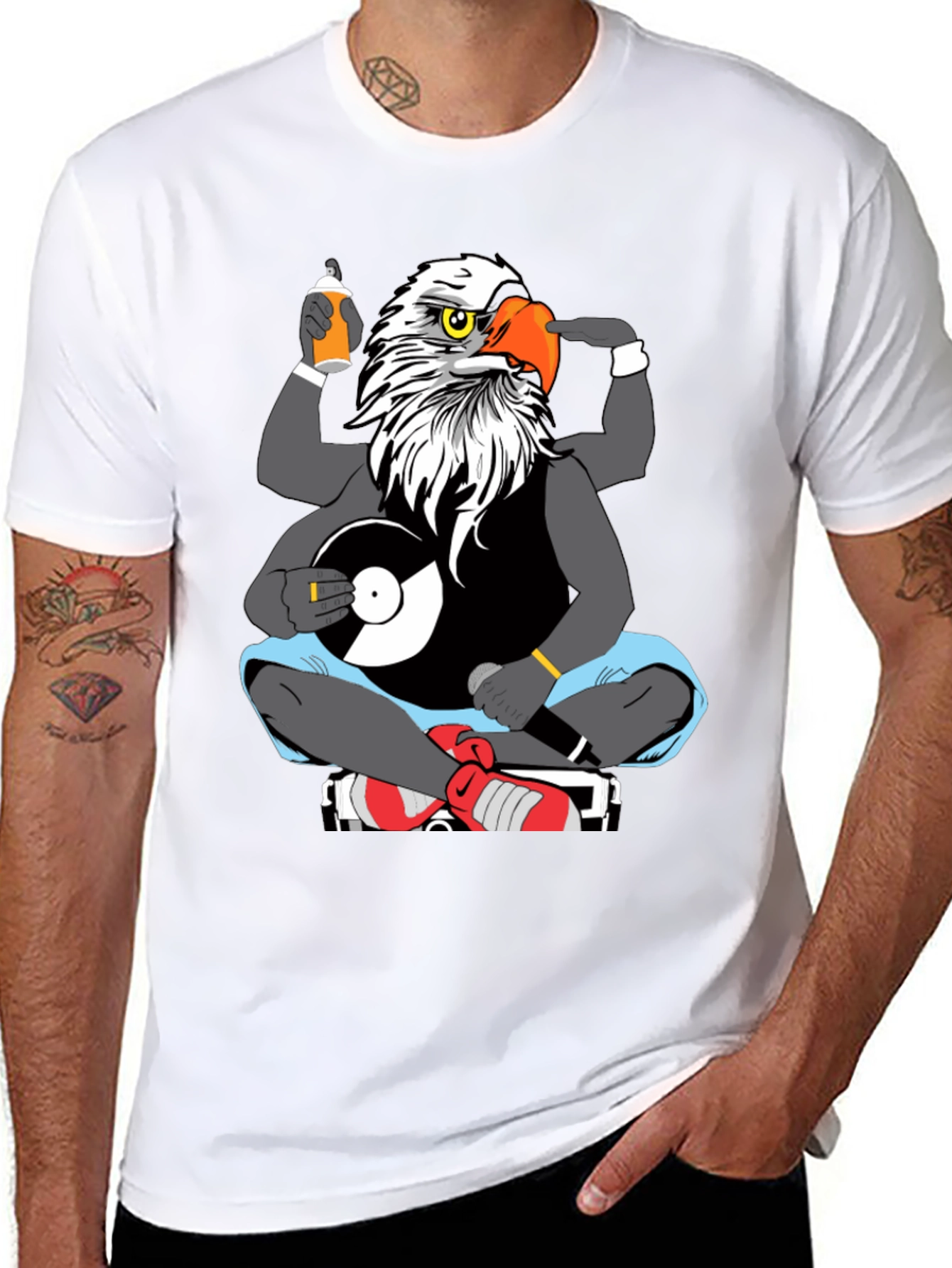 Eagle DJ Graphic T-Shirt