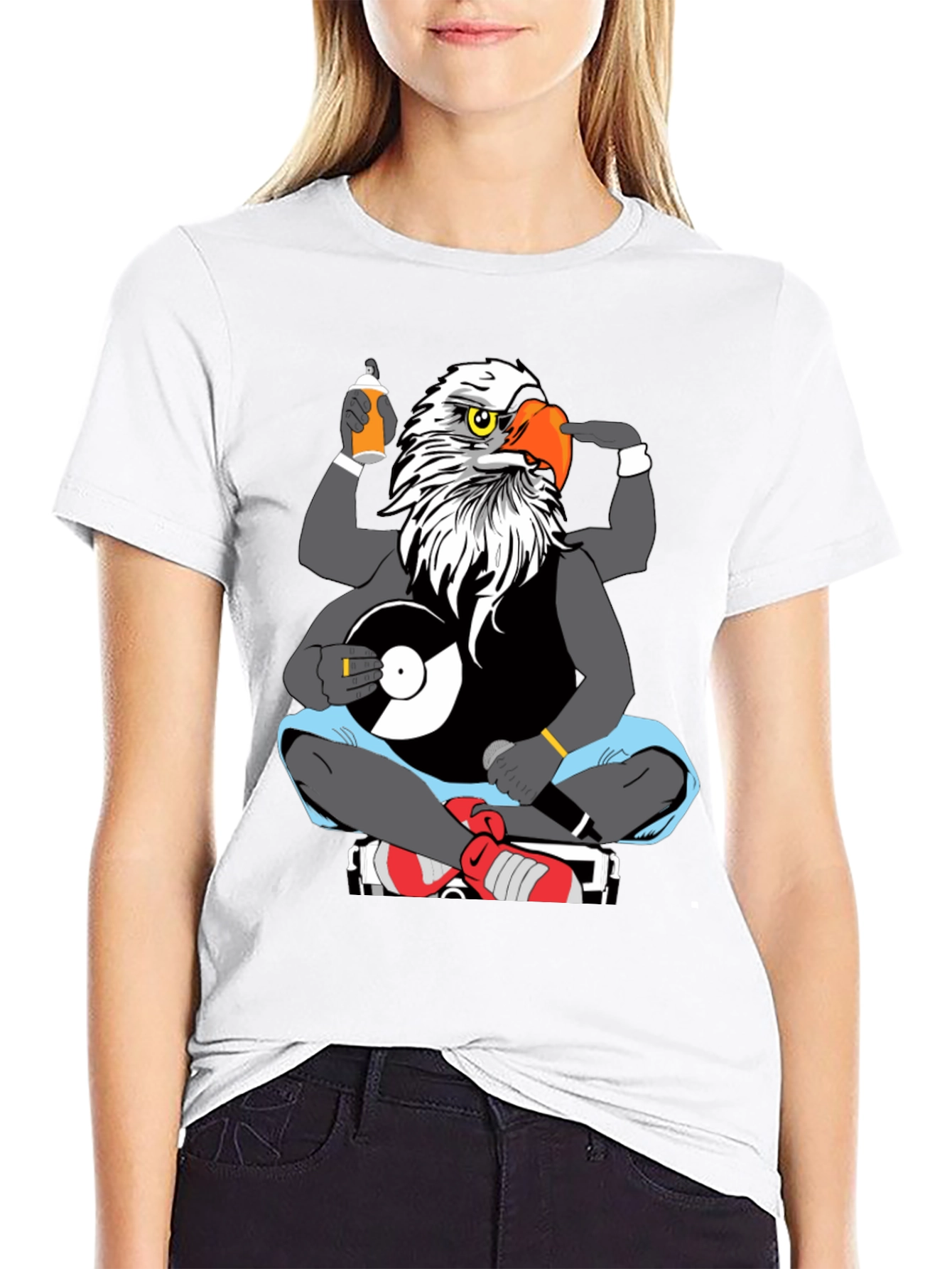 Eagle DJ Graphic T-Shirt