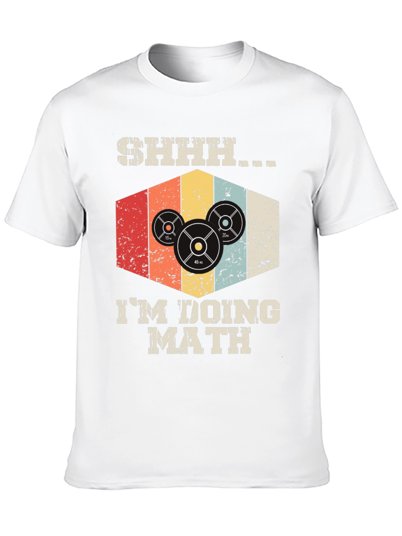 Shhh Im Doing Math Gym T-Shirt
