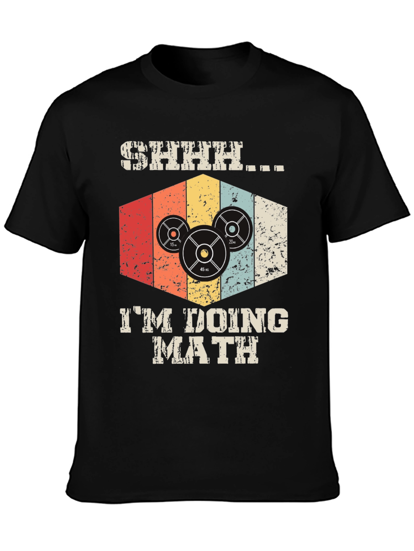 Shhh Im Doing Math Gym T-Shirt