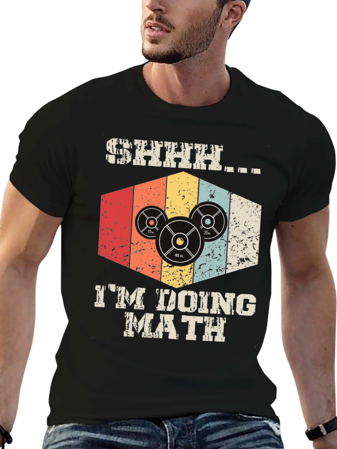 Shhh Im Doing Math Gym T-Shirt