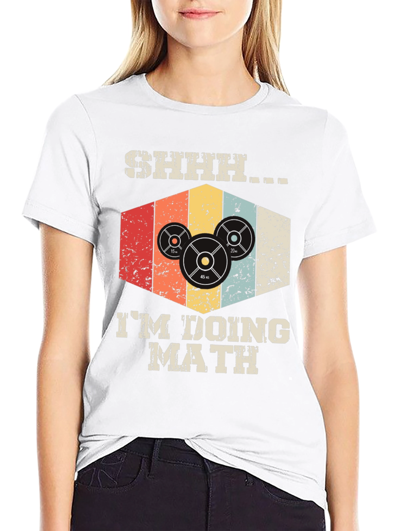 Shhh Im Doing Math Gym T-Shirt