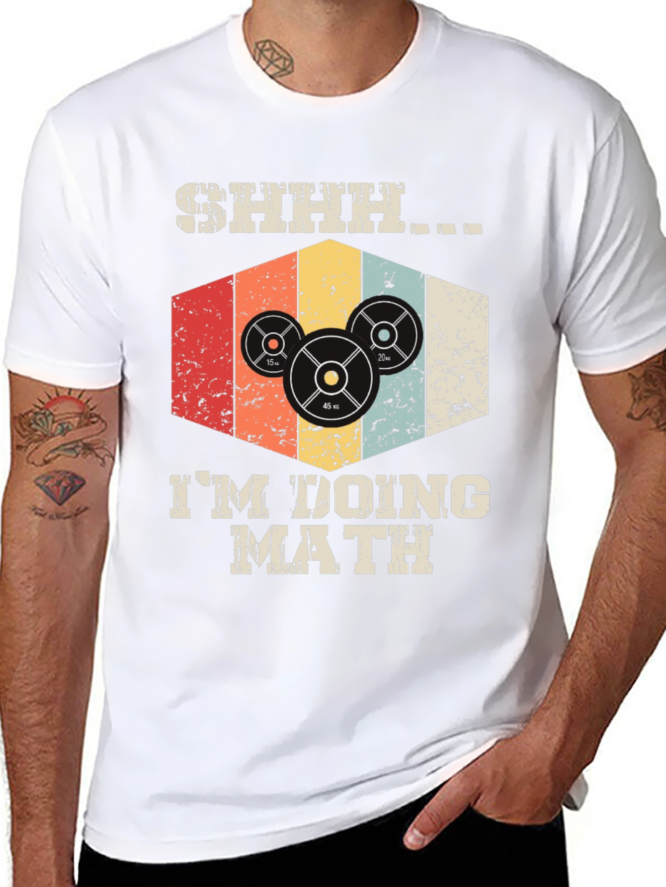 Shhh Im Doing Math Gym T-Shirt