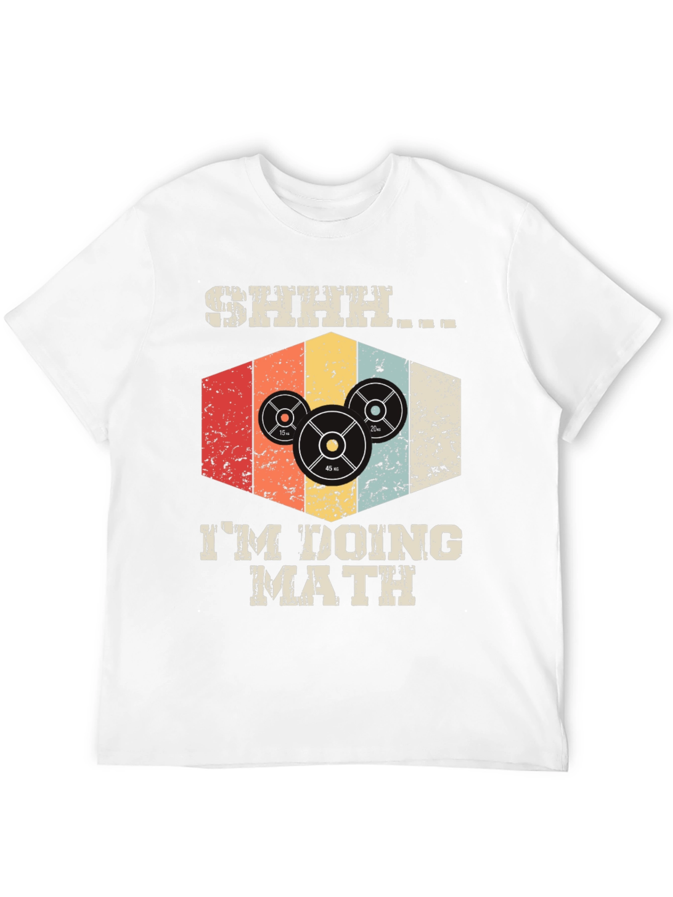 Shhh Im Doing Math Gym T-Shirt
