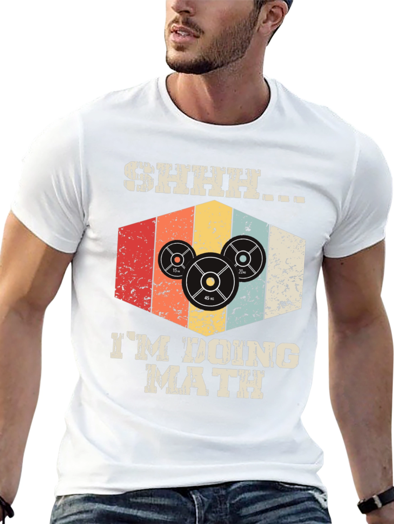 Shhh Im Doing Math Gym T-Shirt