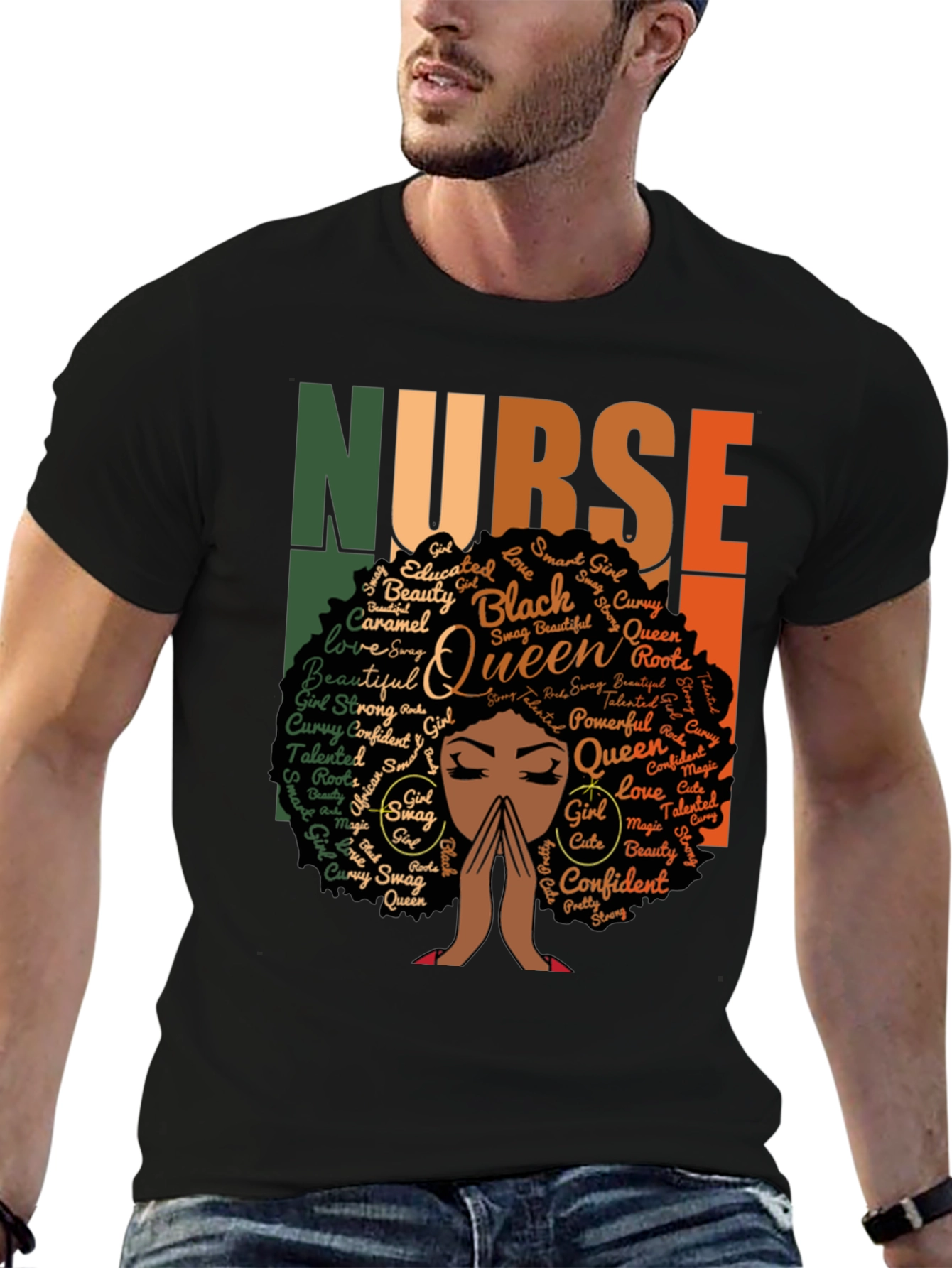 Black Queen Nurse T-Shirt