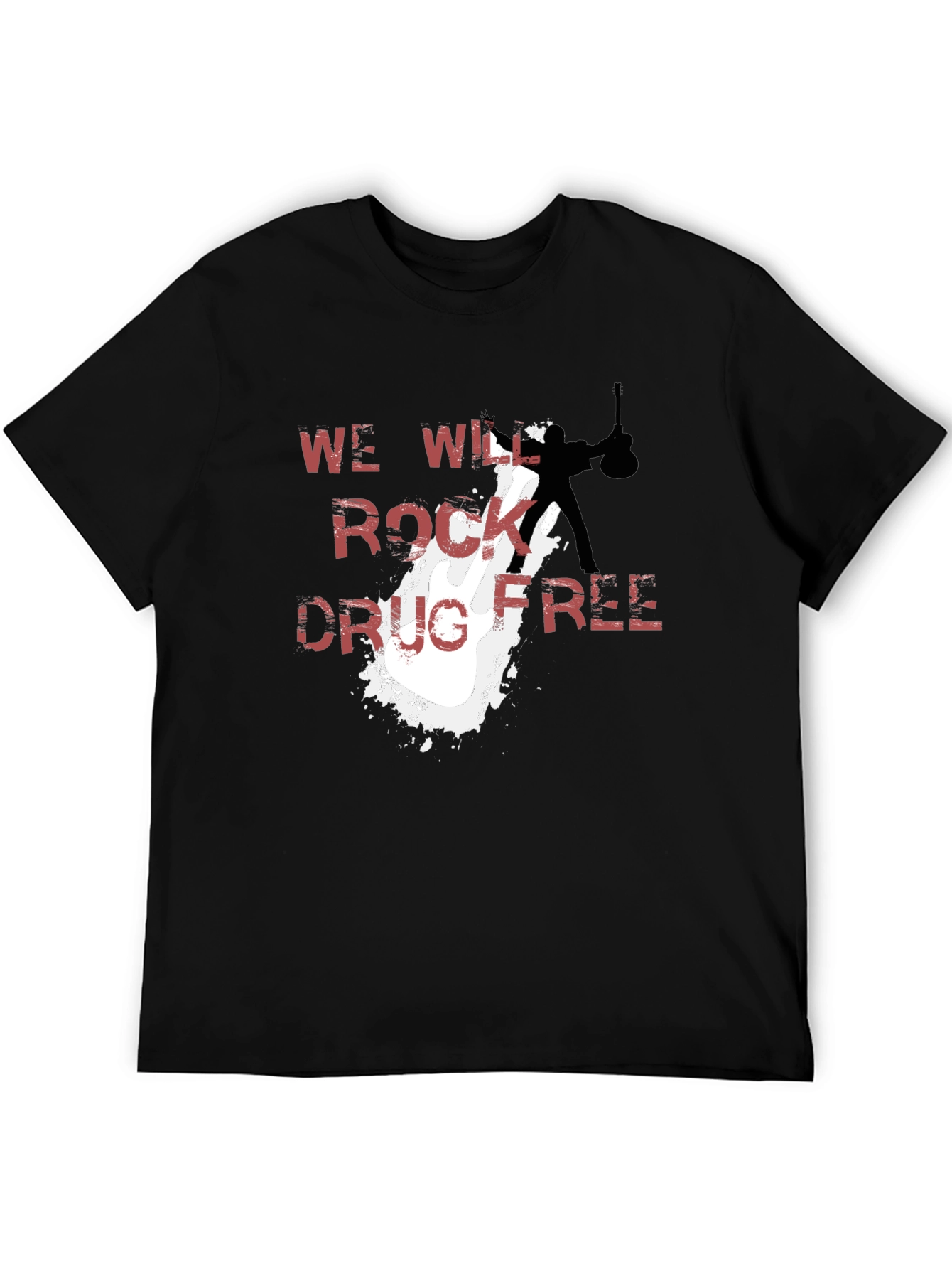 We Will Rock Drug Free T-Shirt