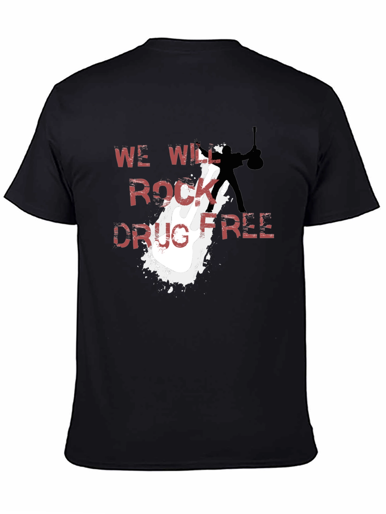 We Will Rock Drug Free T-Shirt