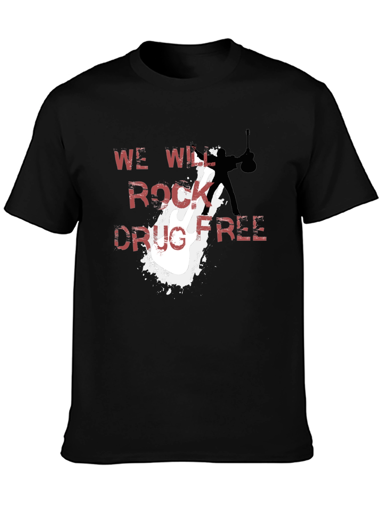We Will Rock Drug Free T-Shirt