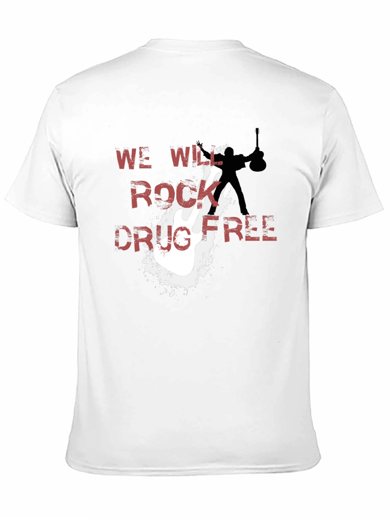 We Will Rock Drug Free T-Shirt