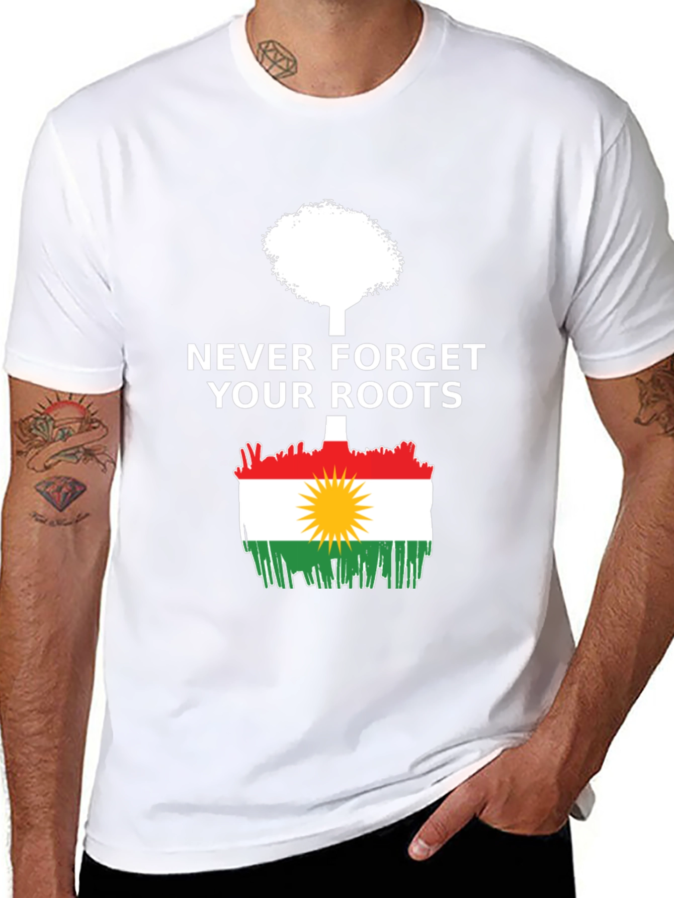 Never Forget Your Roots Kurdistan T-Shirt