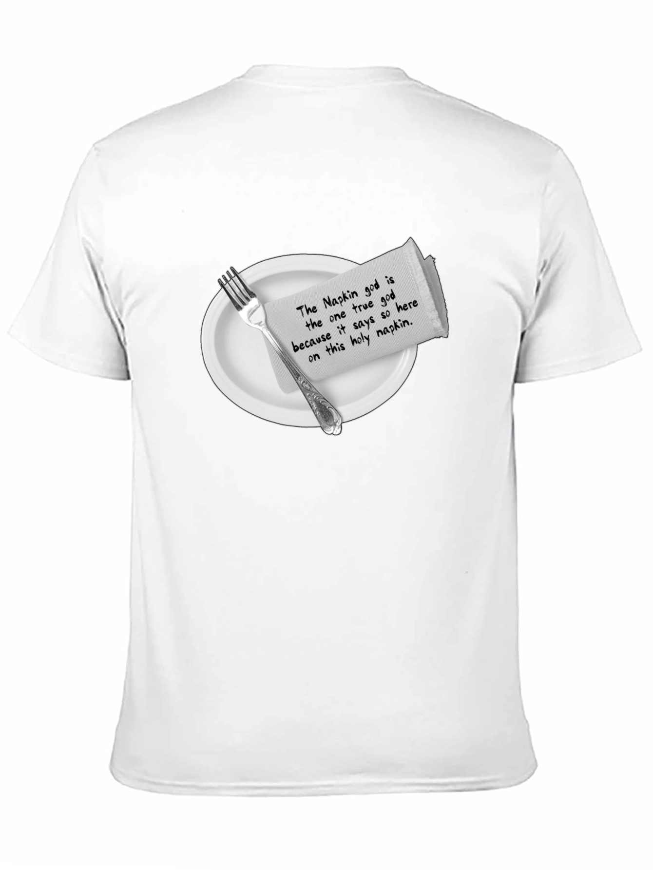 Napkin God T-Shirt - Funny Atheist Tee