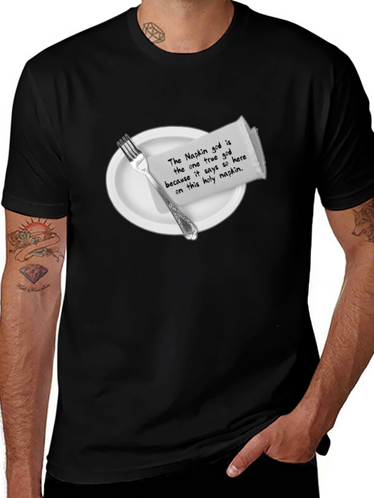 Napkin God T-Shirt - Funny Atheist Tee