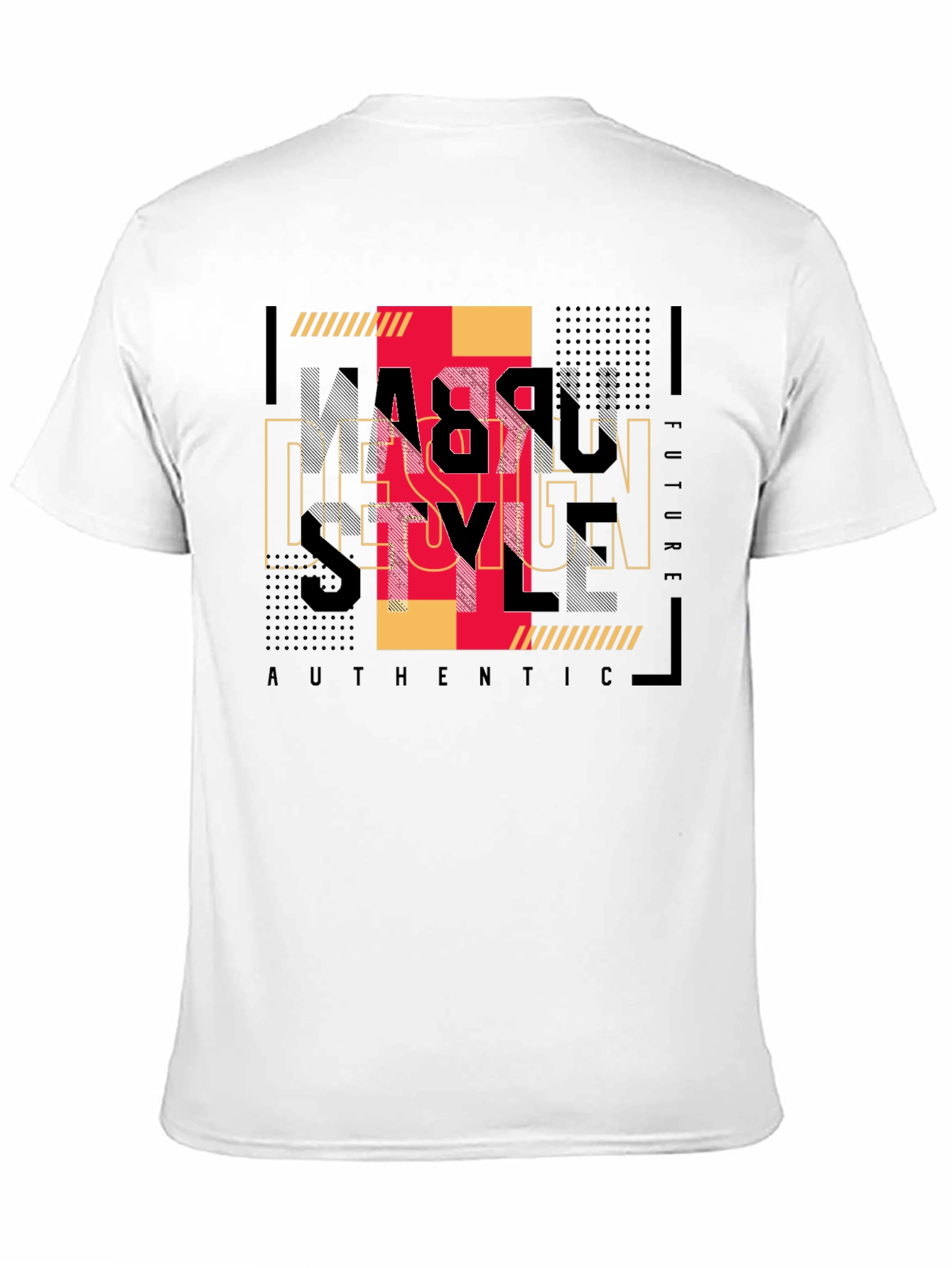 Stylish Graphic Print Black T-Shirt