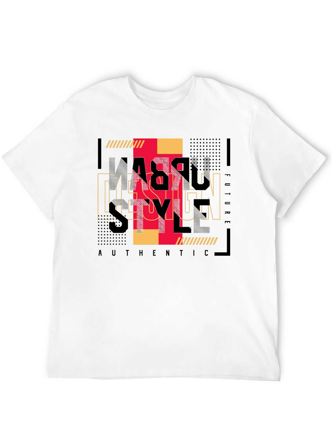 Stylish Graphic Print Black T-Shirt