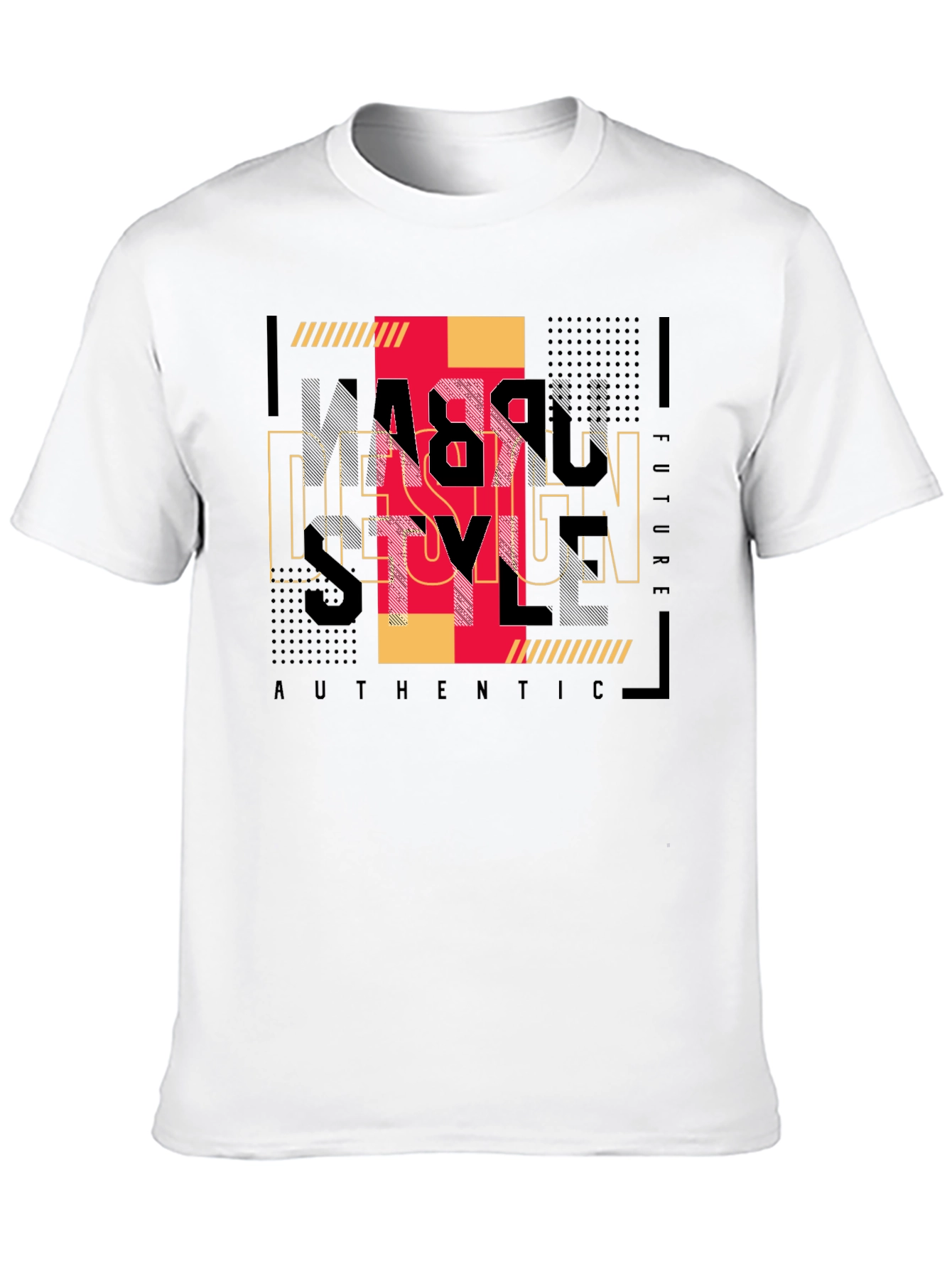 Stylish Graphic Print Black T-Shirt