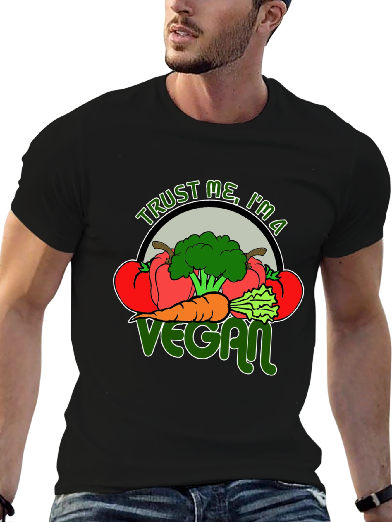 Trust Me Im A Vegan Graphic T-Shirt