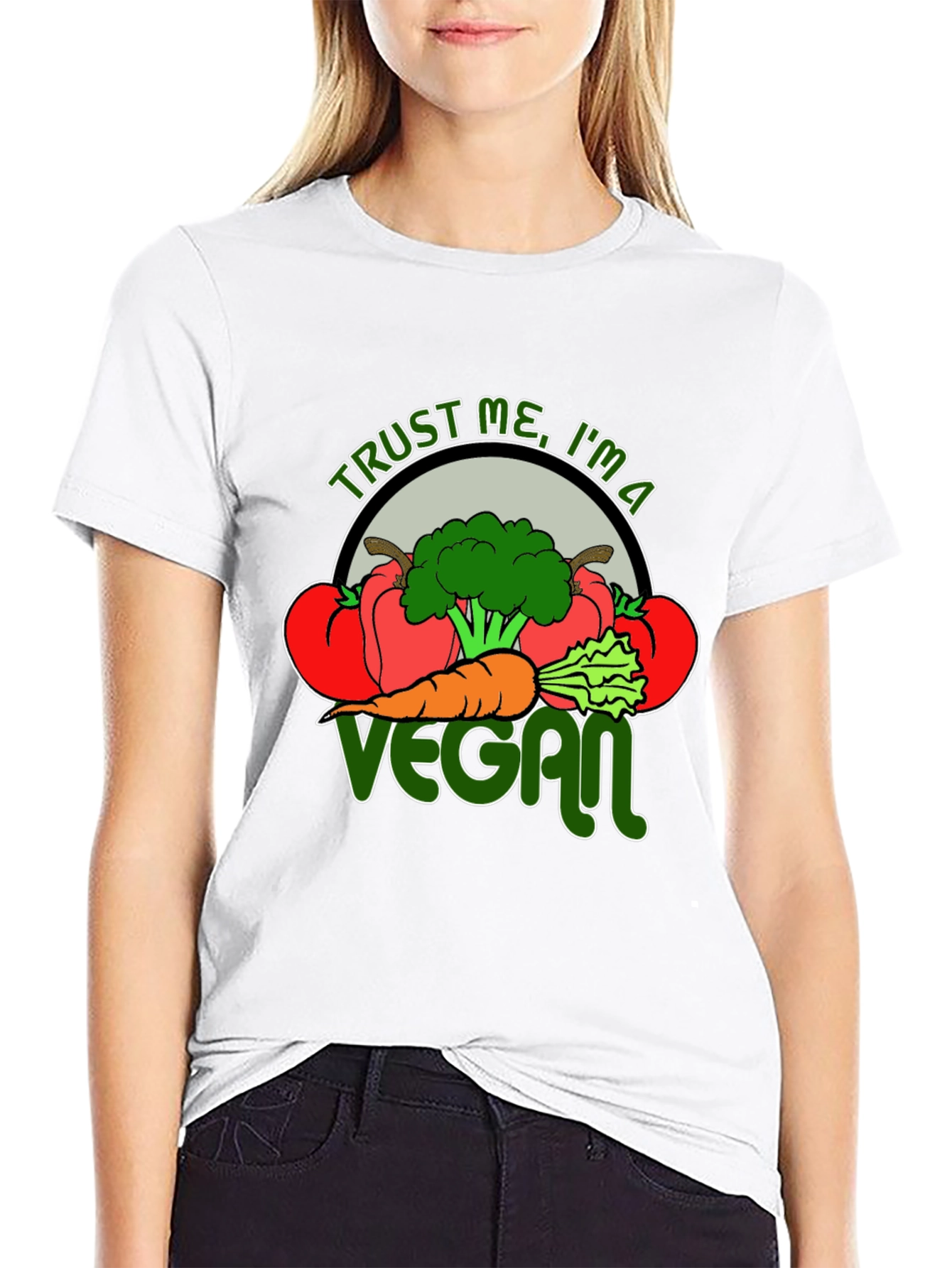 Trust Me Im A Vegan Graphic T-Shirt