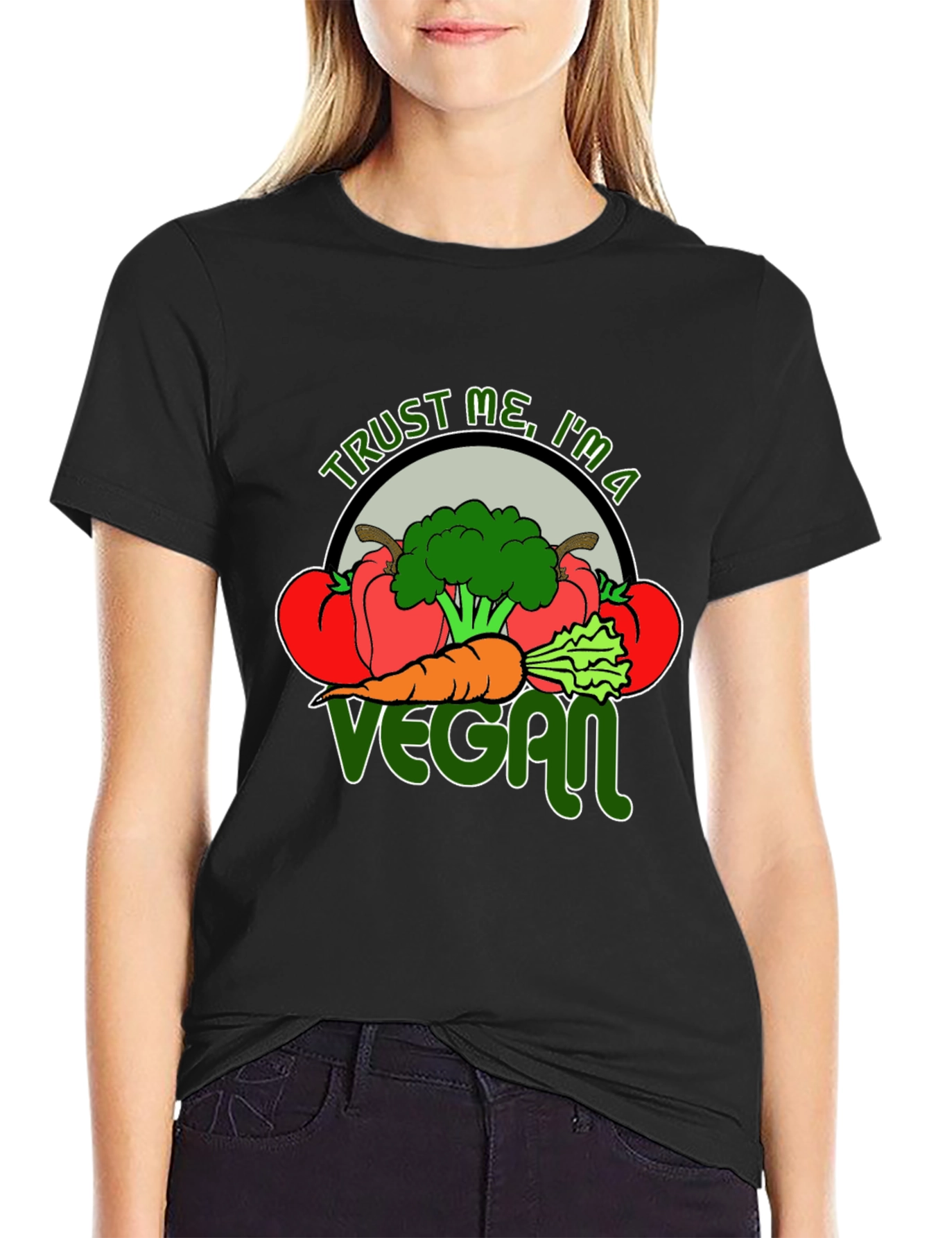 Trust Me Im A Vegan Graphic T-Shirt