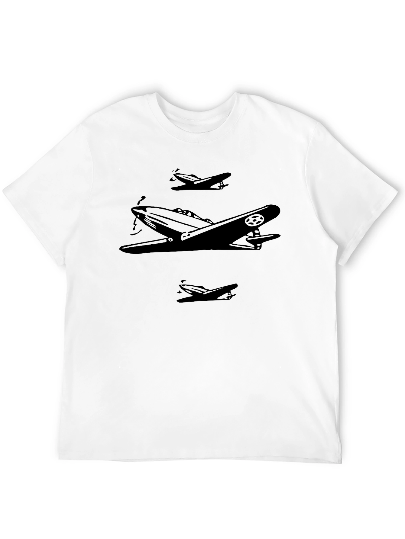 Pilot Plane Graphic Tee - Black T-Shirt