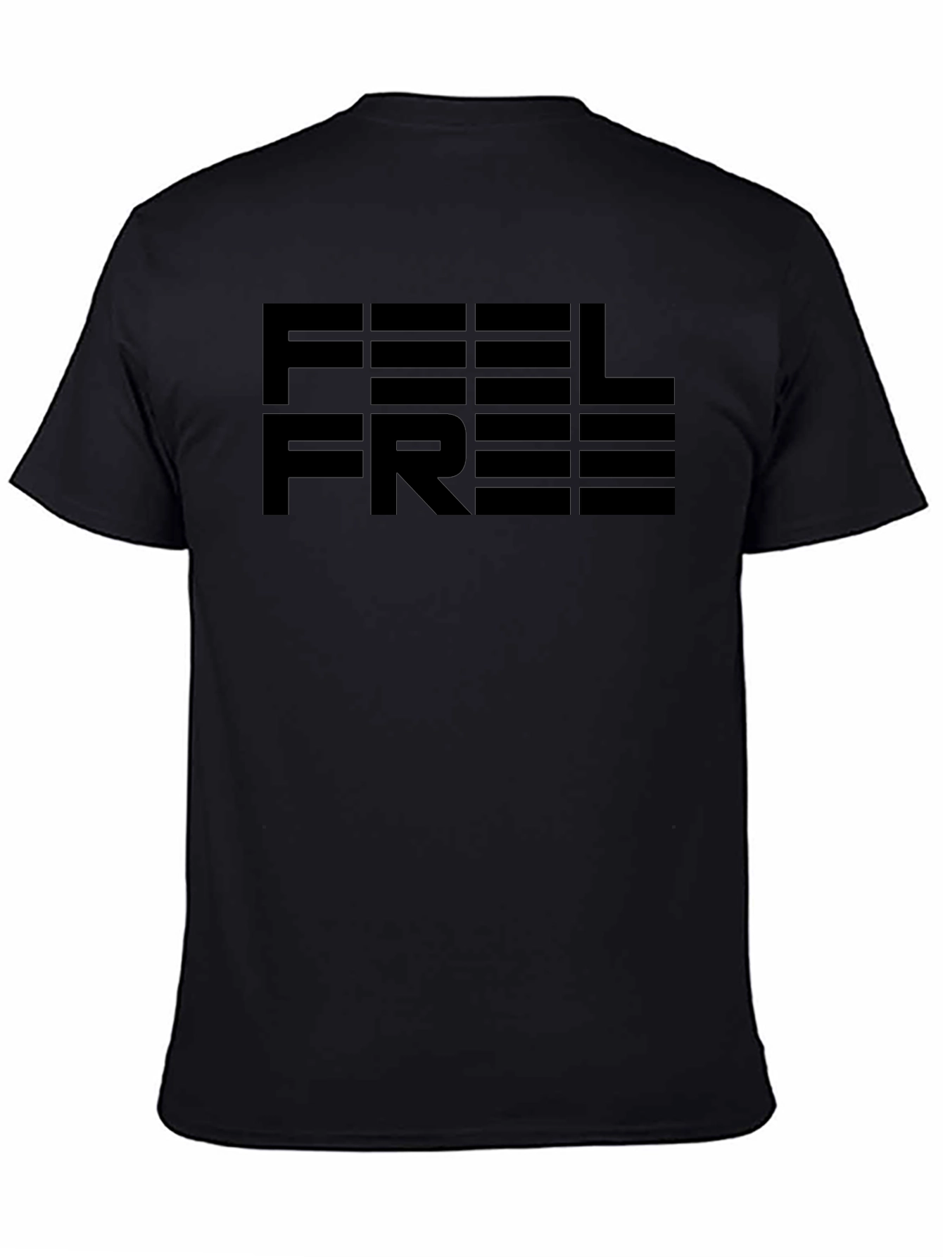 Feel Free Graphic Tee - Mens Black T-Shirt