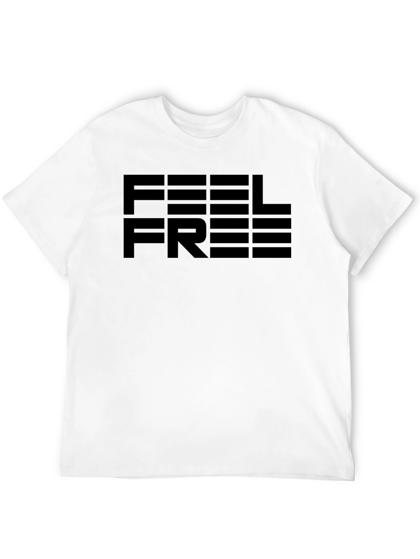 Feel Free Graphic Tee - Mens Black T-Shirt