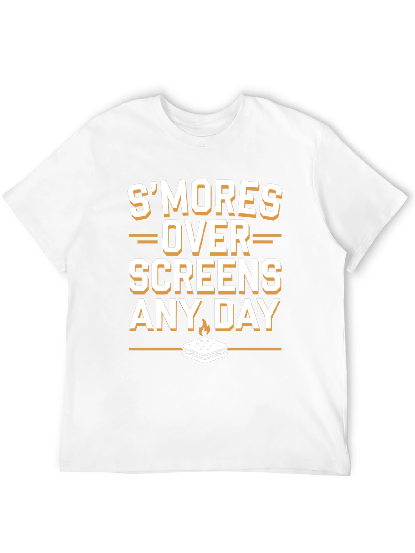 Smores Over Screens Graphic T-Shirt