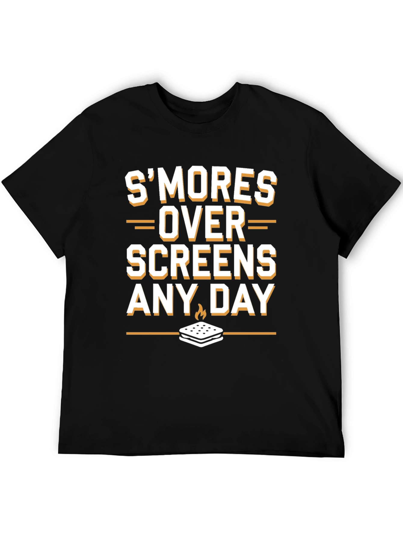 Smores Over Screens Graphic T-Shirt