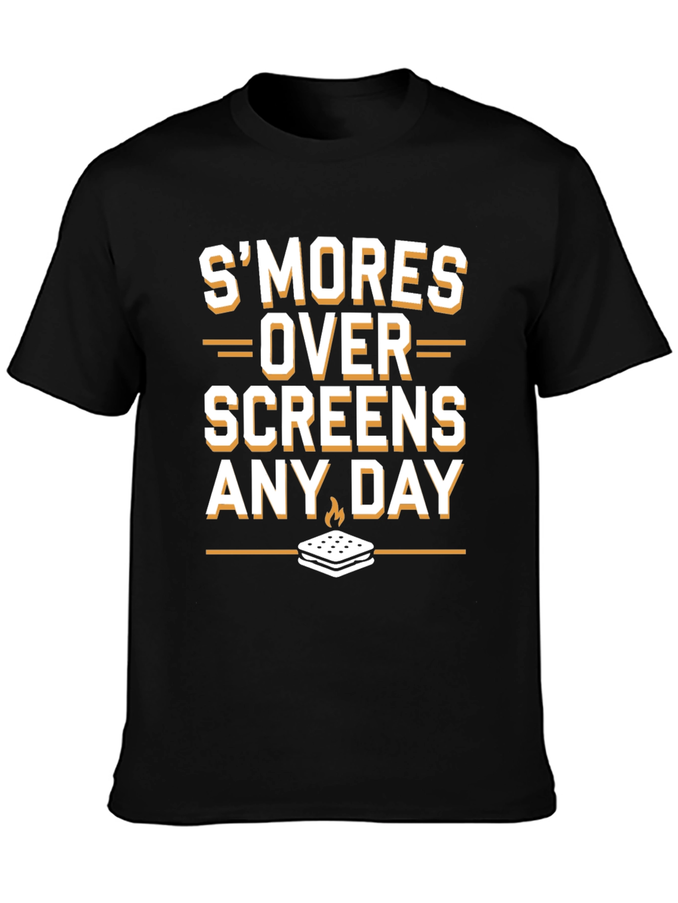 Smores Over Screens Graphic T-Shirt
