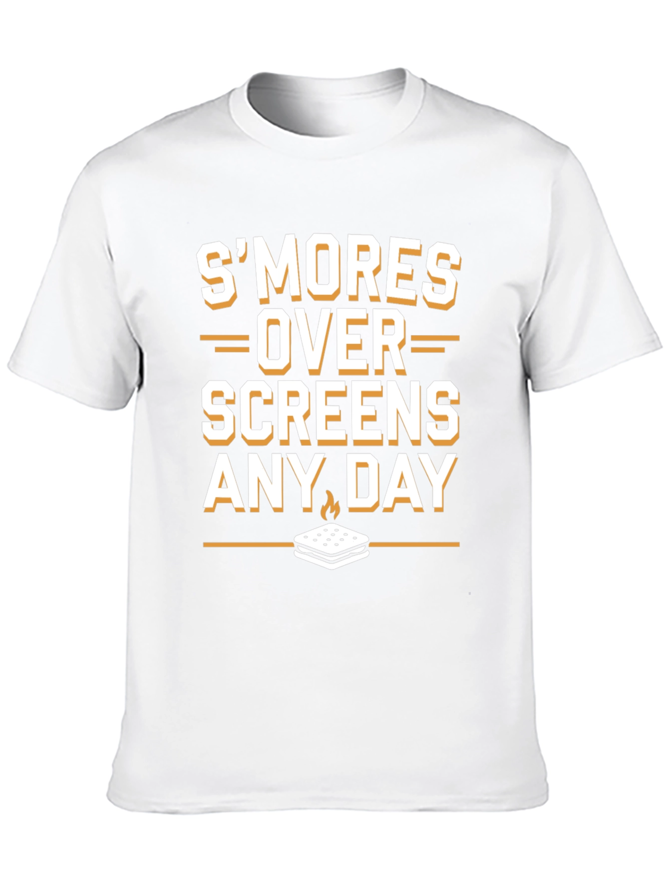 Smores Over Screens Graphic T-Shirt