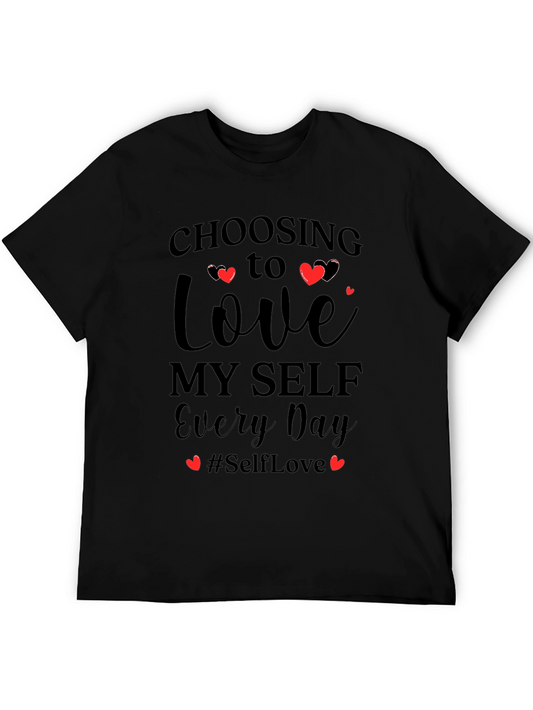 Choosing to Love Myself Black T-Shirt