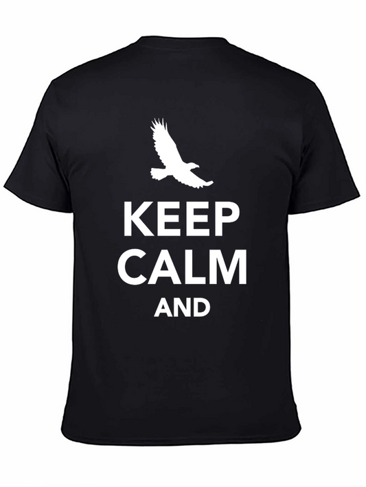 Keep Calm T-Shirt - Eagle Graphic Tee
