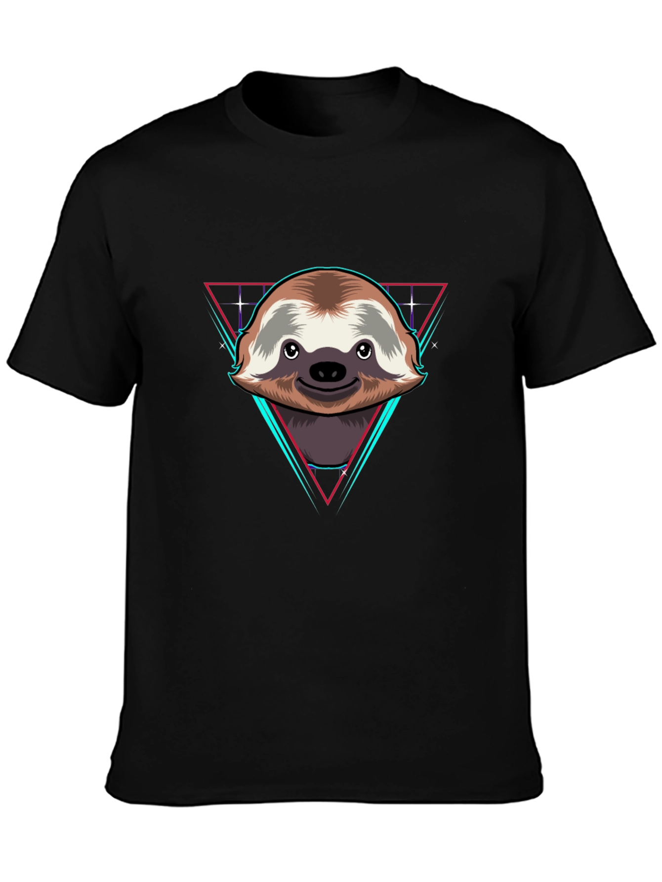 Sloth Graphic Tee - Cool Retro Style