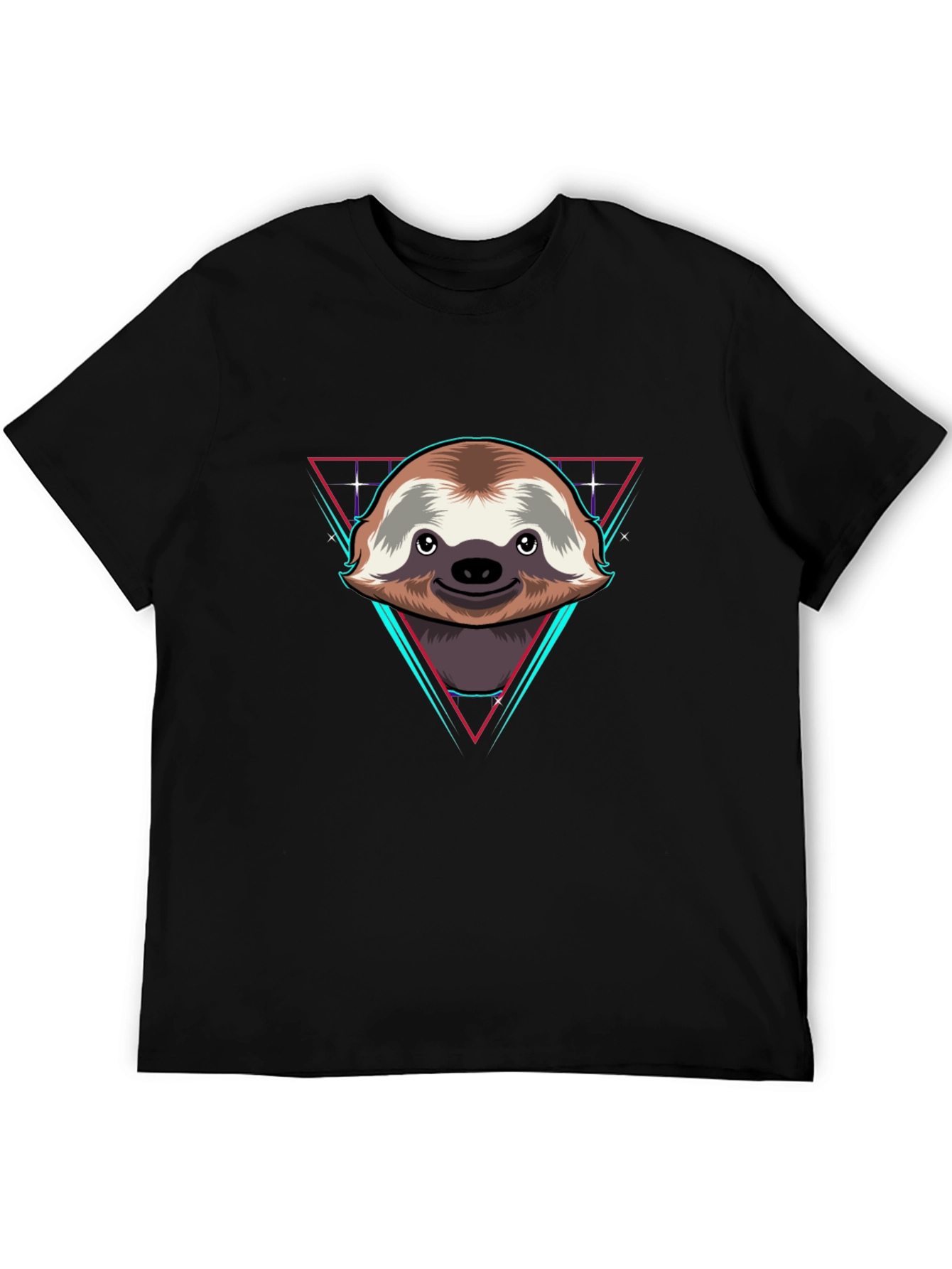 Sloth Graphic Tee - Cool Retro Style