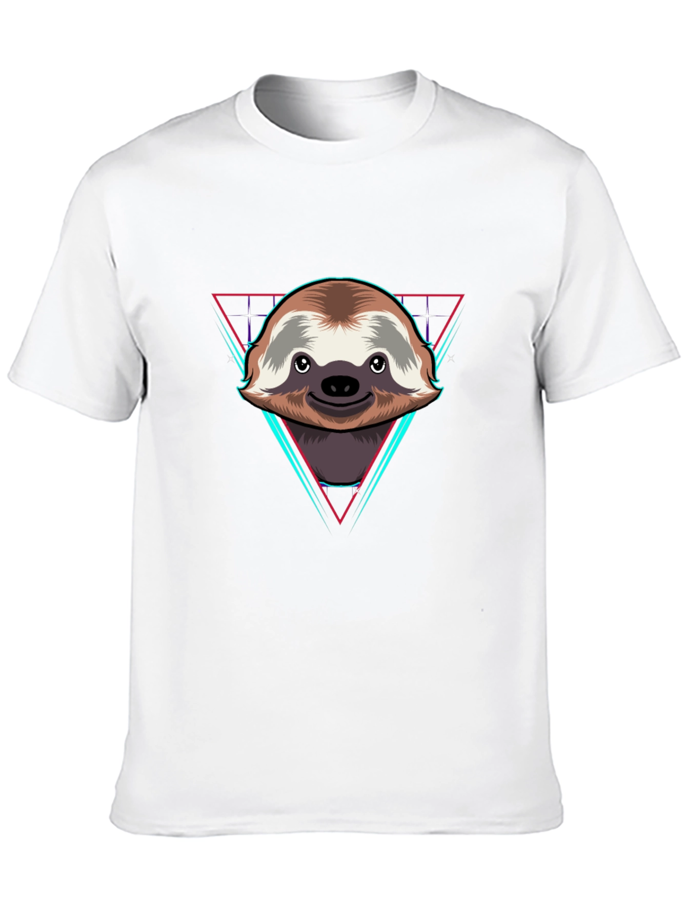 Sloth Graphic Tee - Cool Retro Style