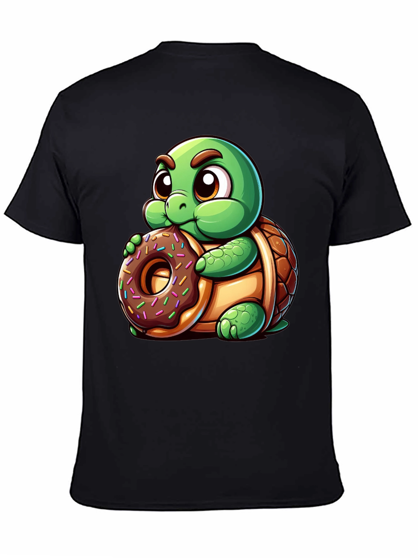 Turtle Donut T-Shirt - Cute Cartoon Style