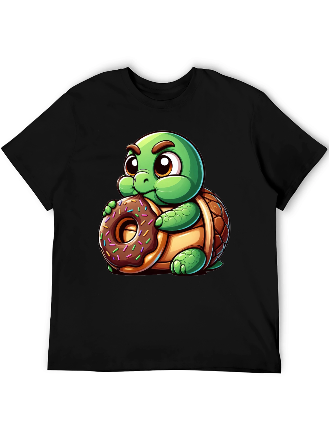 Turtle Donut T-Shirt - Cute Cartoon Style