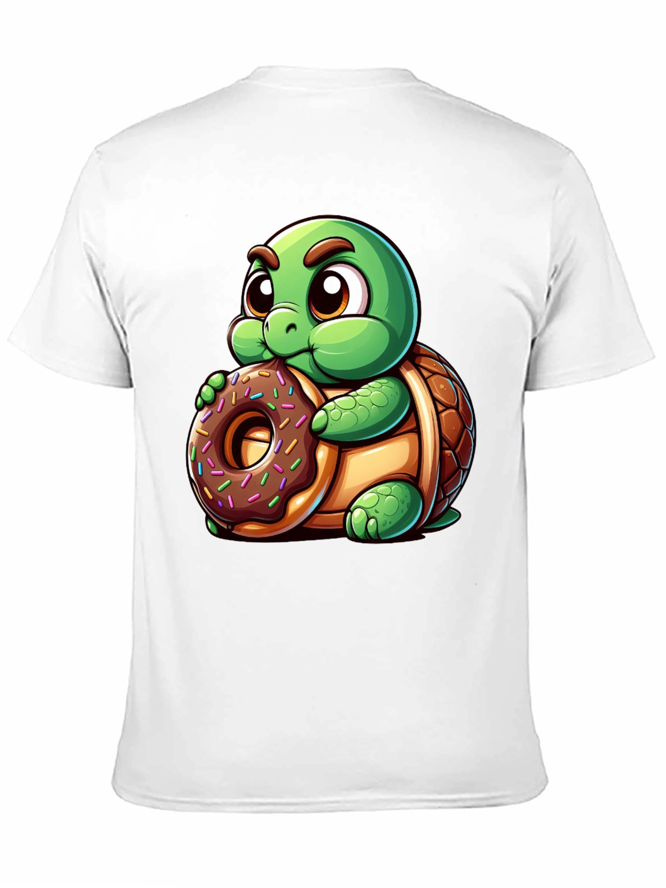 Turtle Donut T-Shirt - Cute Cartoon Style