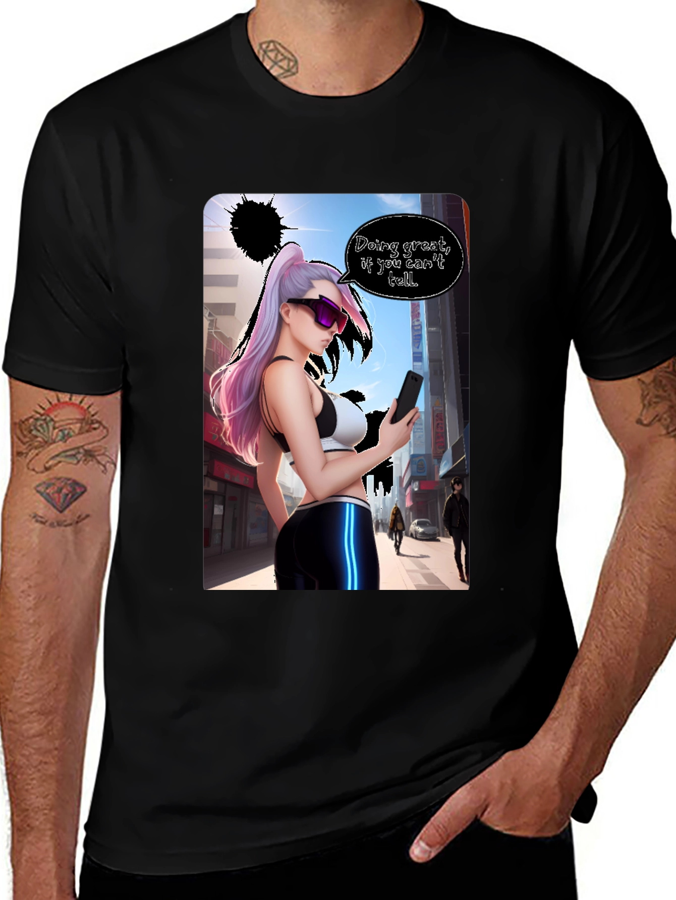 Cool Graphic T-Shirt - Urban Style