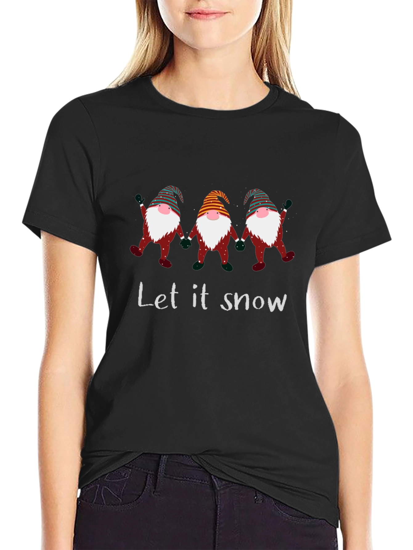 Let it Snow Gnomes Graphic Tee