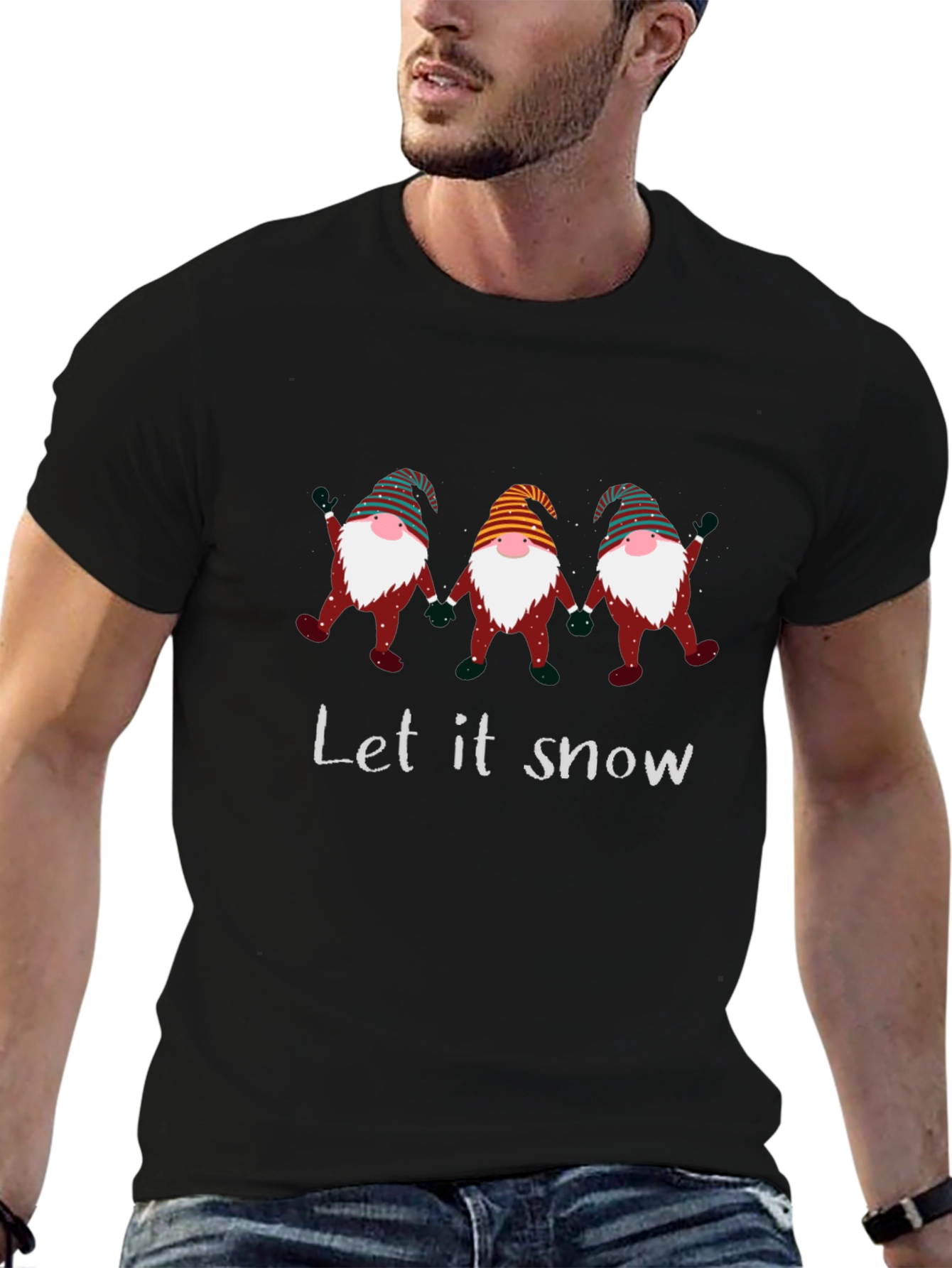 Let it Snow Gnomes Graphic Tee