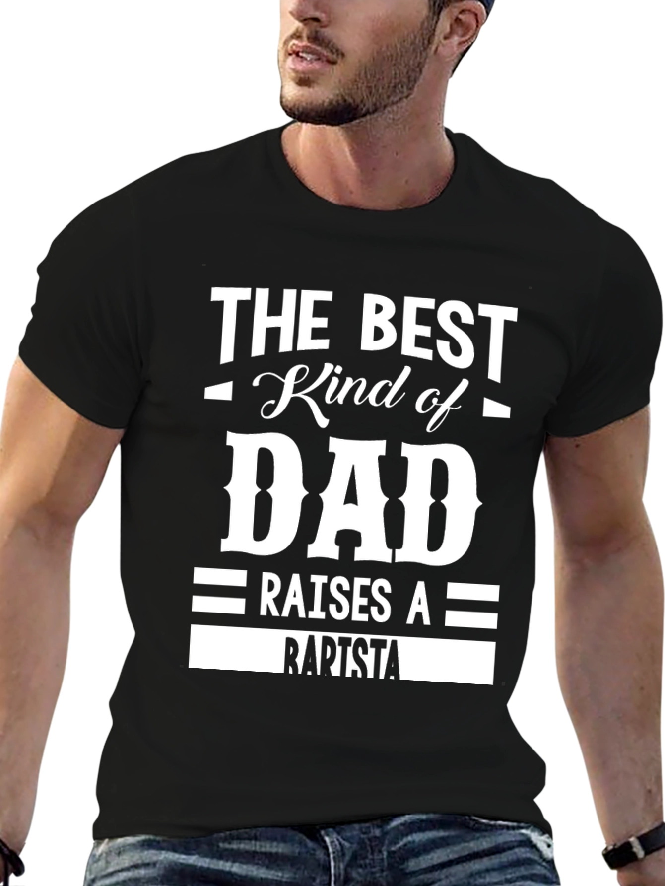 Best Dad Raises A Barista T-Shirt