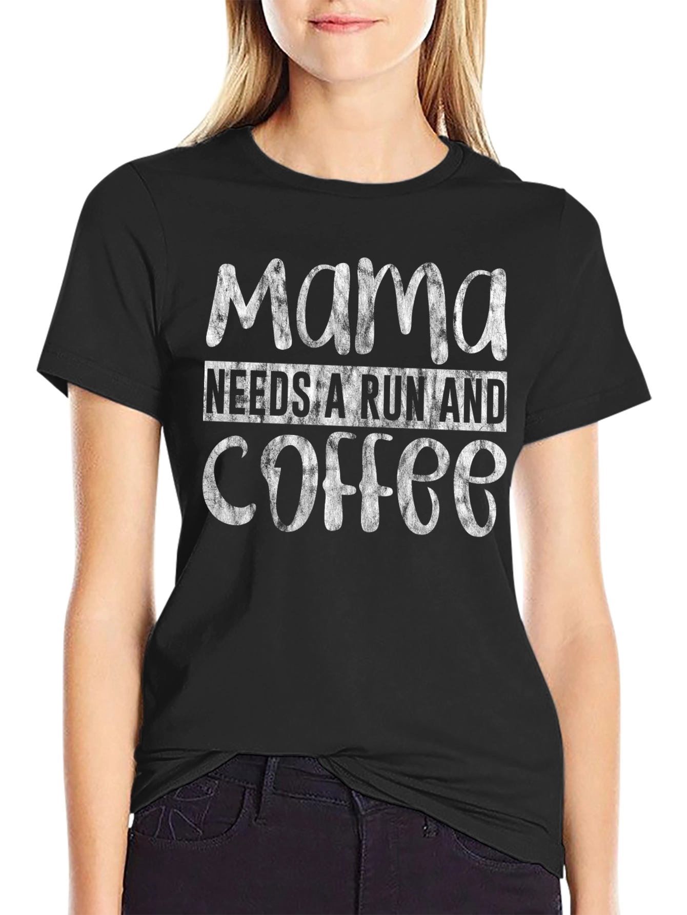 Mama Needs Run and Coffee T-Shirt
